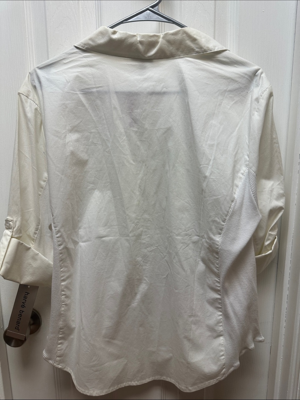 Harve Benard White Button-Up Blouse - Picture 6 of 6